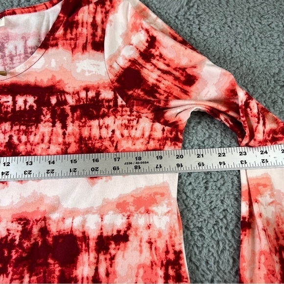 Bobbie Brooks Bell Sleeve Tie-Dye Top Blouse size XL - Picture 3 of 7